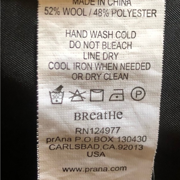 Prana wool blend lined mini skirt - Picture 5 of 7